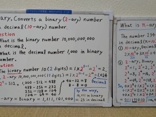 Converts a binary number to a decimal number.[JapanMath](Titjob)