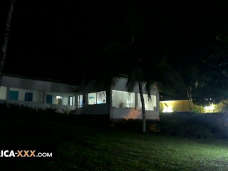 A busty lesbian encounter