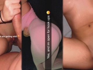 Snapchat ex boyfriend: 18 year old texts him again because she is horny and he is cheating cuckold