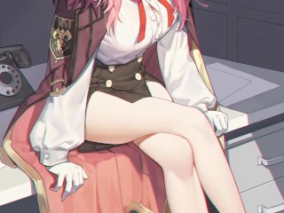 Blue Archive JOI - Aru turns you into her footslave (Feet, Edging, Humiliation)