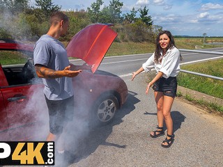 VIP4K. George Uhl roughly fucked a girl in the woods