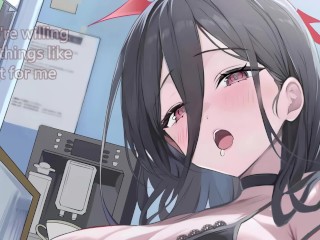 Blue Archive JOI - Hasumi found her new fetish because of you (CBT, POT, Breathplay, Sex)