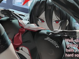 Blue Archive JOI - Hasumi found her new fetish because of you (CBT, POT, Breathplay, Sex)