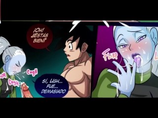 Vados le enseña el nuevo entrenamiento a Goku y Acaba Montando su ENORME VERGA - Dbz Hentai