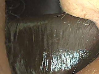 Huge load of sperm dripping down my wide open pussy, black cock best porn video busting nut close up