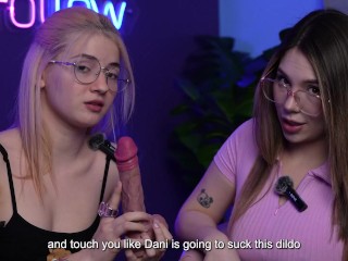 XXXfollow #1 Emma Fiore & Dani Ortiz- JOI, sloppy blowjob, besos calientes y grandes tetas- Podcast