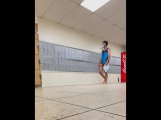 Streaking Naked in Public at my Apartments 😱! Caught in 4K!