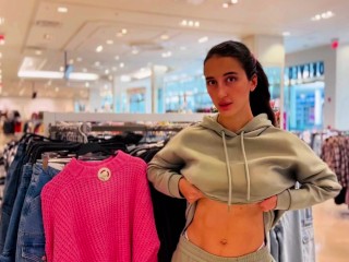 Compilation: changing clothes in the store