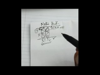 IT'S a NO NUT NOVEMBER, so check out this MATHS trick