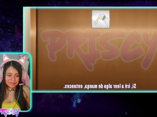 FOLLE con una RUBIA FAMOSA Y TETONA en la DUCHA!!