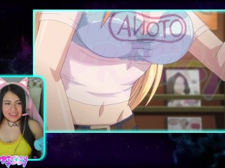 FOLLE con una RUBIA FAMOSA Y TETONA en la DUCHA!!