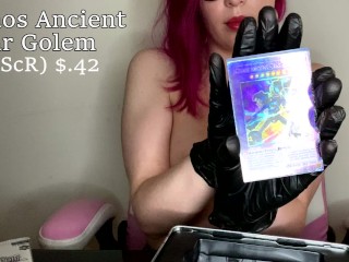 TOPLESS Yu-Gi-Oh! tin opening Dueling Mirrors with boobs