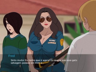 The Secret Of The House #39: Fucking the hot milf's tits in the backyard