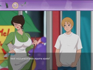 The Secret Of The House #39: Fucking the hot milf's tits in the backyard