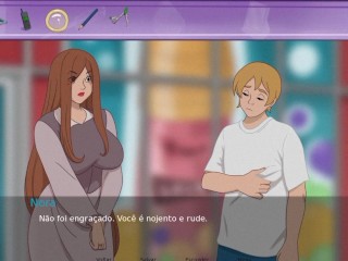 The Secret Of The House #39: Fucking the hot milf's tits in the backyard