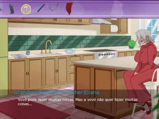 The Secret Of The House #39: Fucking the hot milf's tits in the backyard