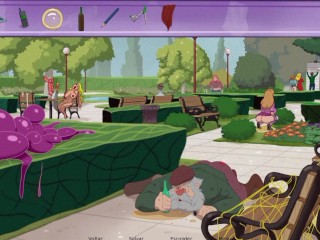 The Secret Of The House #39: Fucking the hot milf's tits in the backyard