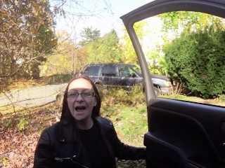 Traffic stop making a suspect lick My converse