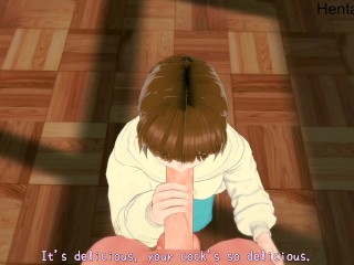 Chinatsu Kano get Creampied Blue Box Hentai Uncensored