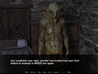 BREED PART 2. busty milf wants to get fucked by goblin