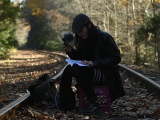 Enby in thigh-highs reads you more Derrida (Specters of Marx, SFW)