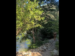 My wife showing off at the park & Twerk - PAWG - Public Flashing - Big white ass