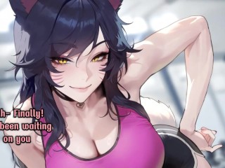 Ahri trains your breathing - Hentai JOI (Breathplay, Anal, Facesitting)