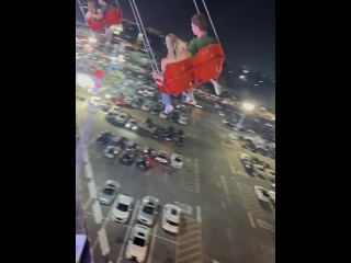 Fun day at the OC fair ends with BJ on ferris wheel