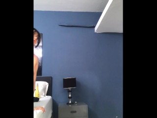 I do a horny dance for my lover