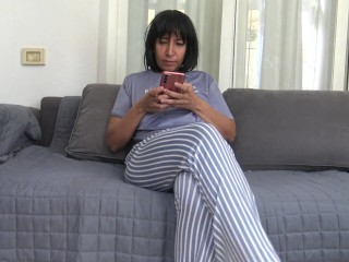 EXTREME TABOO: stepmom calls her gaysexual friend to anal fuck her stepson