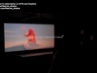 Maeva Sinaloa - Risky fuck at the cinema