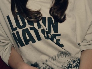 stepsis sucking big white cock to get brother's t-shirt - little arden