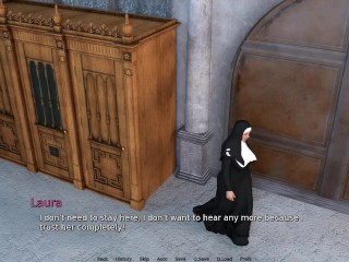Laura Lustful Secrets: Girl Jerks Off The Priest In The Confessional  - Episode 80