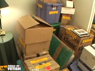 Guy records while a busty babe masturbate with toys and gives him a hand job