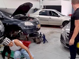 His car broke down, but he lucked out!