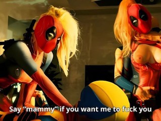 Deadpool vs Wolverine. Crazy Sexual Fight - Facesitting, Creampie - MollyRedWolf