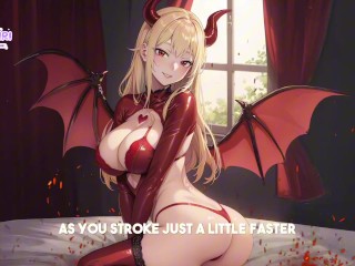 there’s a demon girl in my room and she wants to drink cum | JOI hentai