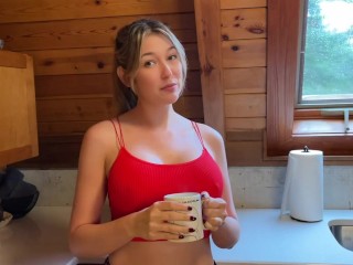 CEI: Coco Mars makes you CUM in your Coffee!