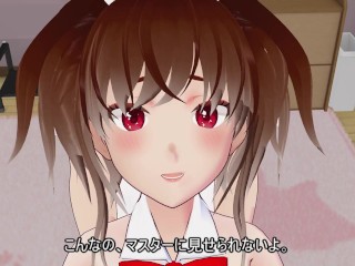 バニーガールのコスプレでうしろからもっとエッチしてして！