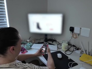 Stepbrother sends Dick Pic to Stepsister by Mistake sp She wants to See the Real thing