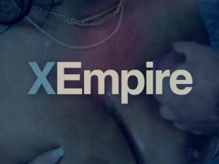 Slim Redhead Beauty Spitroasted By 2 MASSIVE Cocks - Alex Harper - DarkX