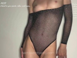 💋 In a daring sheer bodysuit, I dance a striptease and tease my body to drive you crazy!