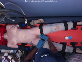 Paramedic - Injured patient Riah Lynn sperm insemination orgasm treatment