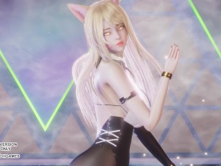 [MMD] IVE - Accendio Ahri Akali Seraphine Sexy Kpop Dance League of Legends Hentai Uncensored