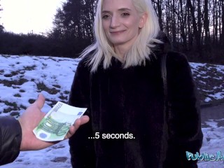 Public Agent - amateur shy blonde Italian student has raw sex with stranger in hotel room