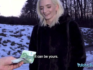 Public Agent - amateur shy blonde Italian student has raw sex with stranger in hotel room