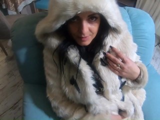 Preview- MilfyCalla- Face fuck while wearing white fur coat and ugg boots 208