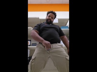 Thick Daddy Cums in Public Store