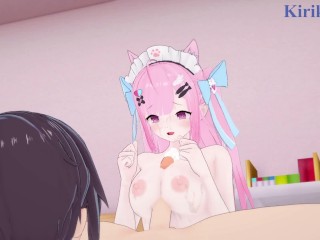 Yuuki Sakuna and I have intense sex in the bedroom. - VTuber Hentai