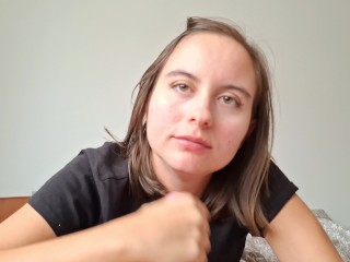 Busty Petite Girl Masturbating, Sucking and Riding a Big Dick